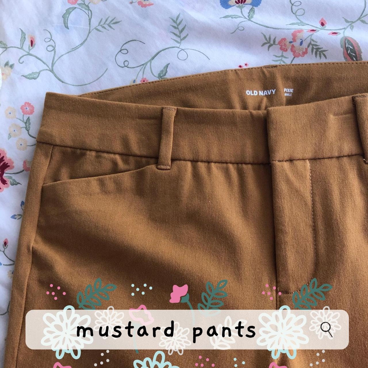 Old navy hot sale mustard pants