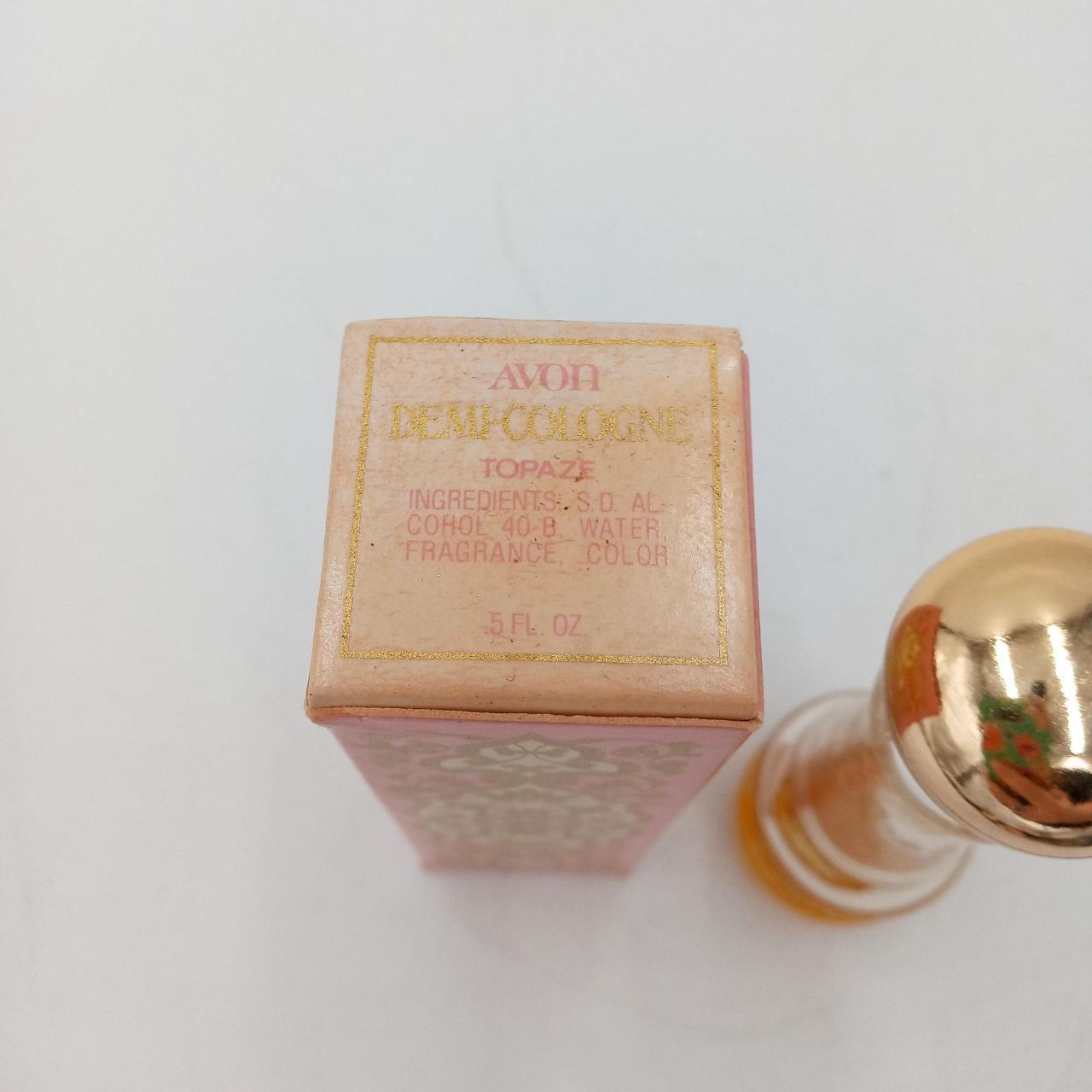 Avon Topaz Demi Cologne Vintage Perfume Collectible... - Depop