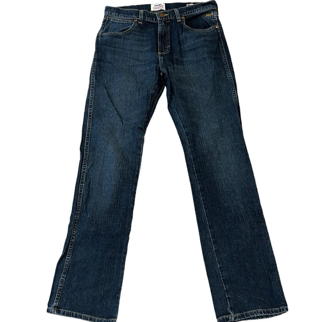 Wrangler Rooted Denim Jeans 33x32 North Carolina... - Depop