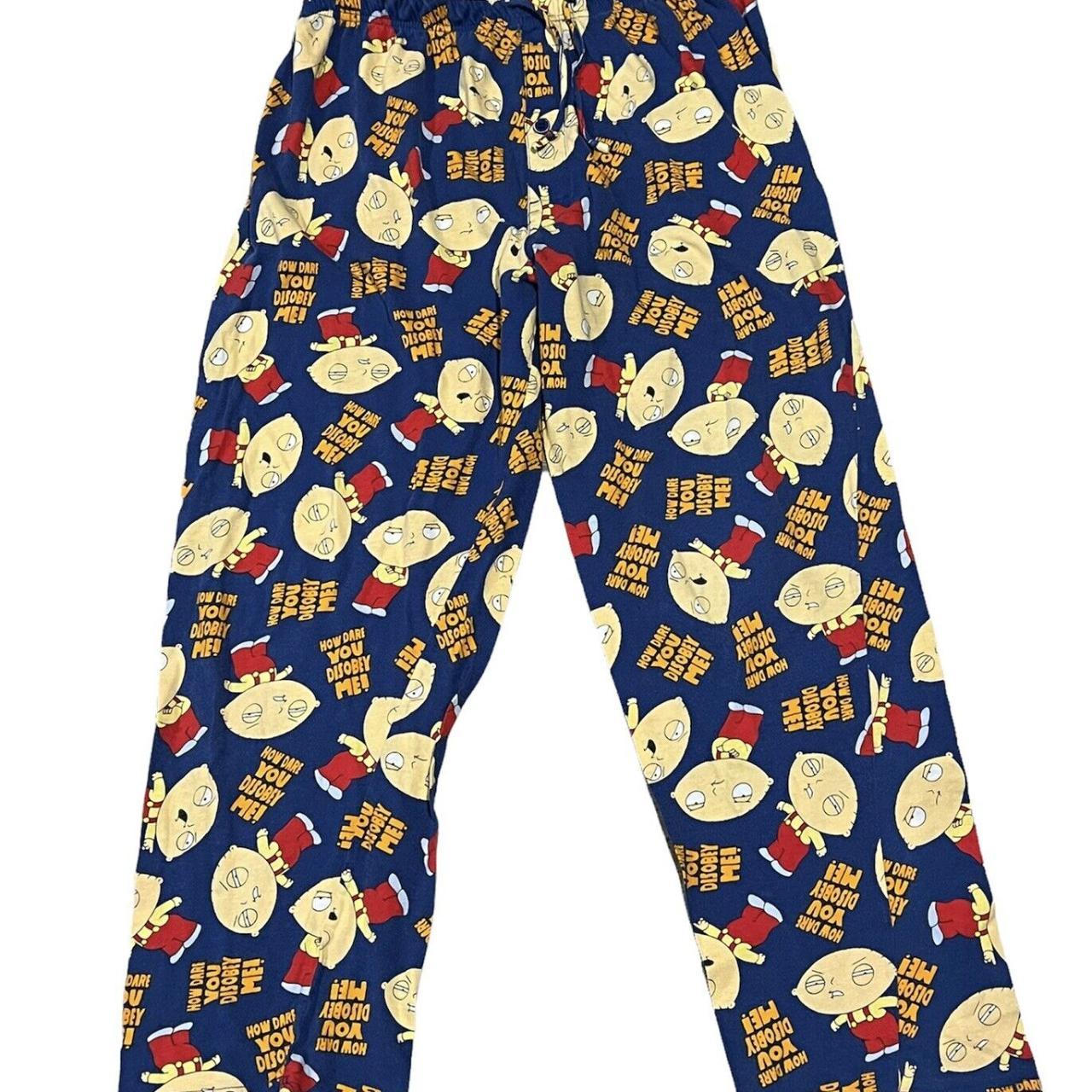 Family Guy Adult Pajama Pants Bottoms Stewie Large... Depop