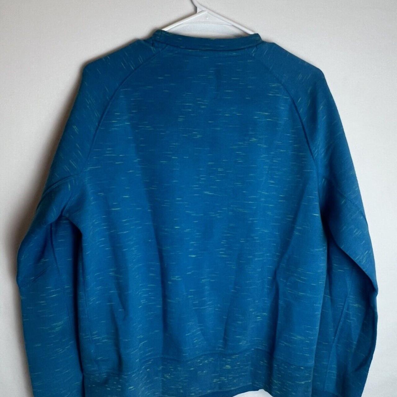 mens tech fleece blue
