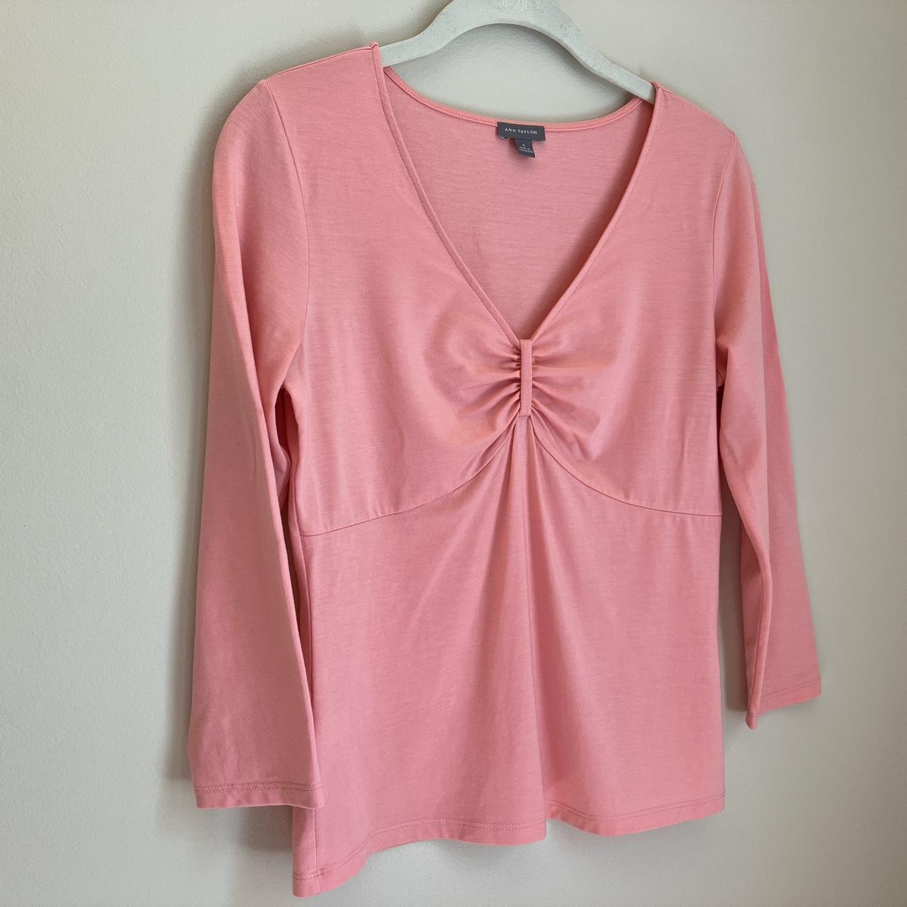 Y2K Pink Ruched Top, ⭐️ from Ann Taylor, ⭐️ women’s size