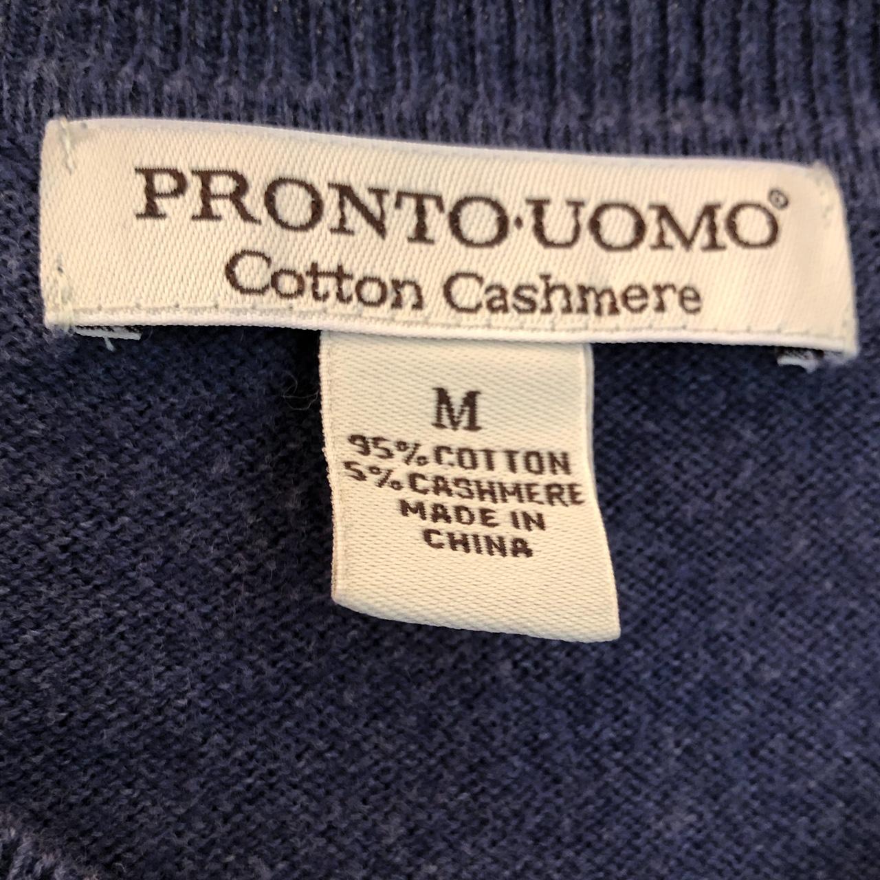 Navy Bluish Gray Cotton Cashmere Sweater ⭐️... - Depop