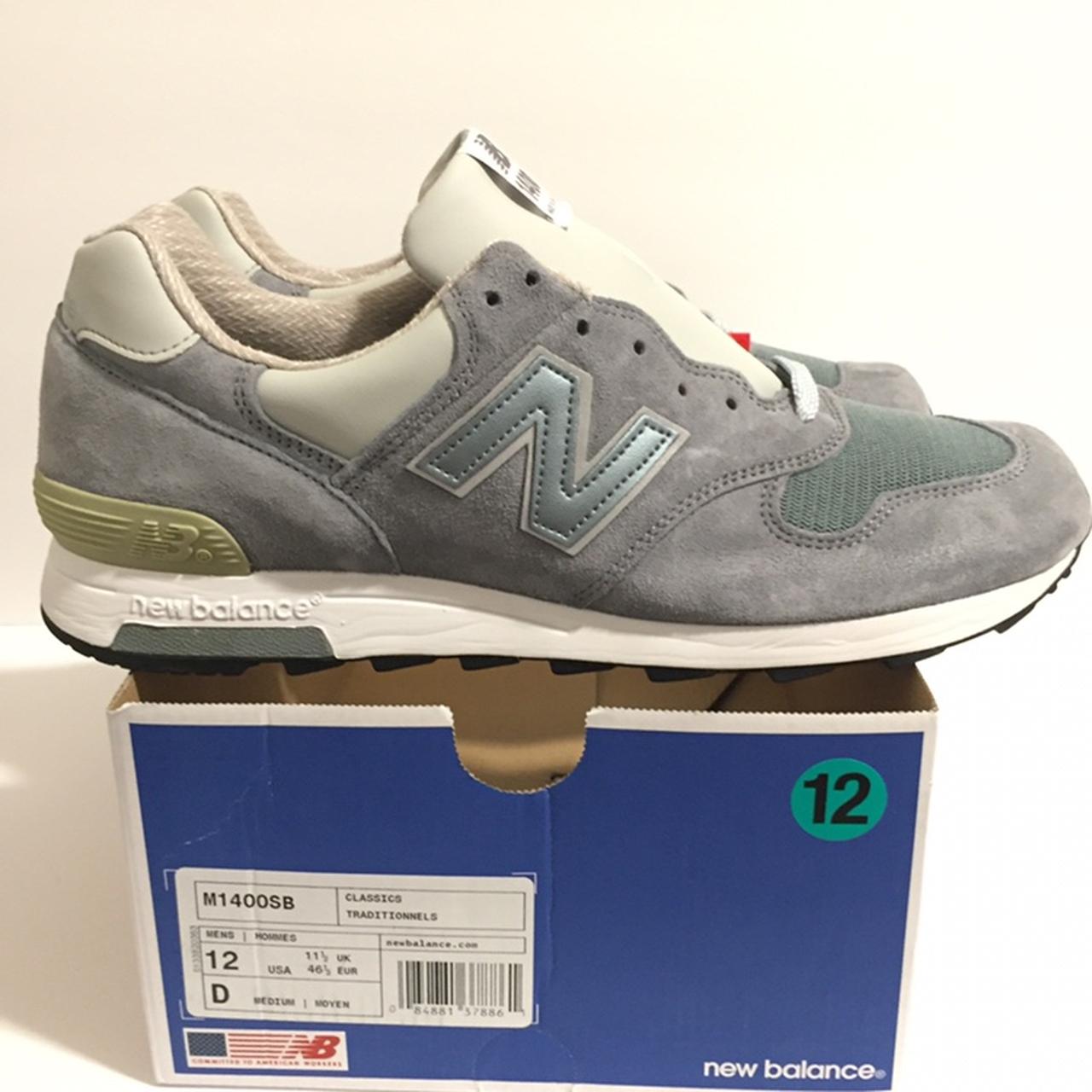 New Balance M1400 Made in USA Steel Blue Men's Size... - Depop