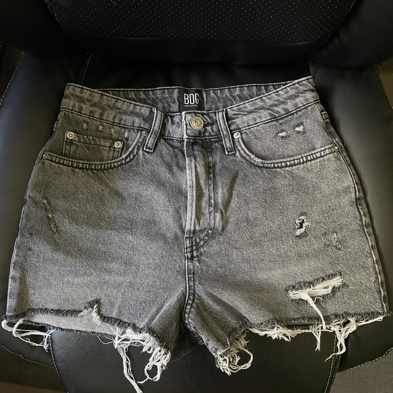 Urban Outfitters BDG Grey Summer Cutoff Distressed... - Depop