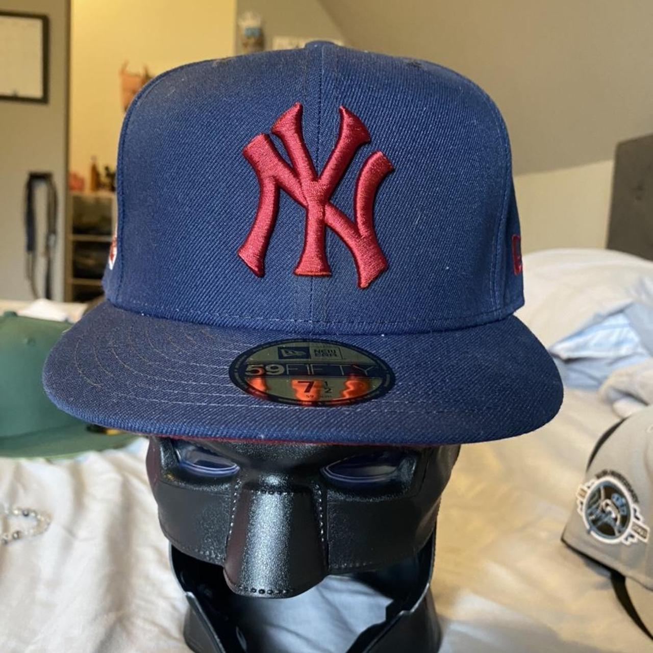 New York Yankees Brim Worn once Size 1/2 Depop