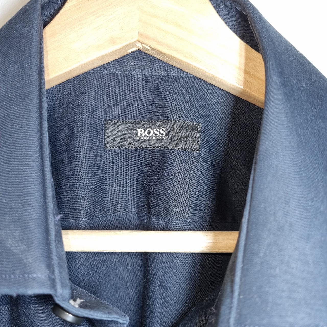 Hugo Boss men’s button up long sleeved shirt in... - Depop