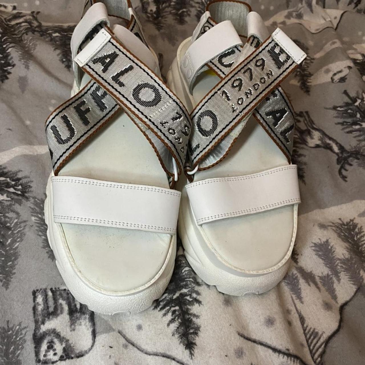 Buffalo platform sandals size 5 worn twice... Depop