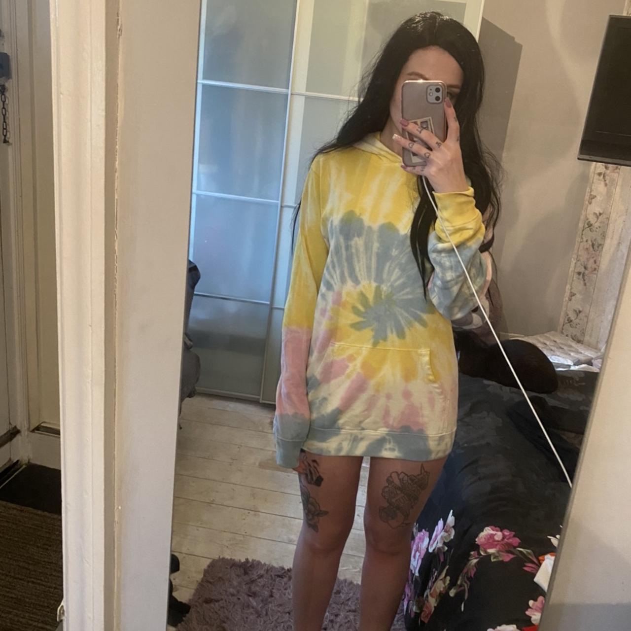 H&M men’s tie dye hoodie size small, not sure if I... Depop