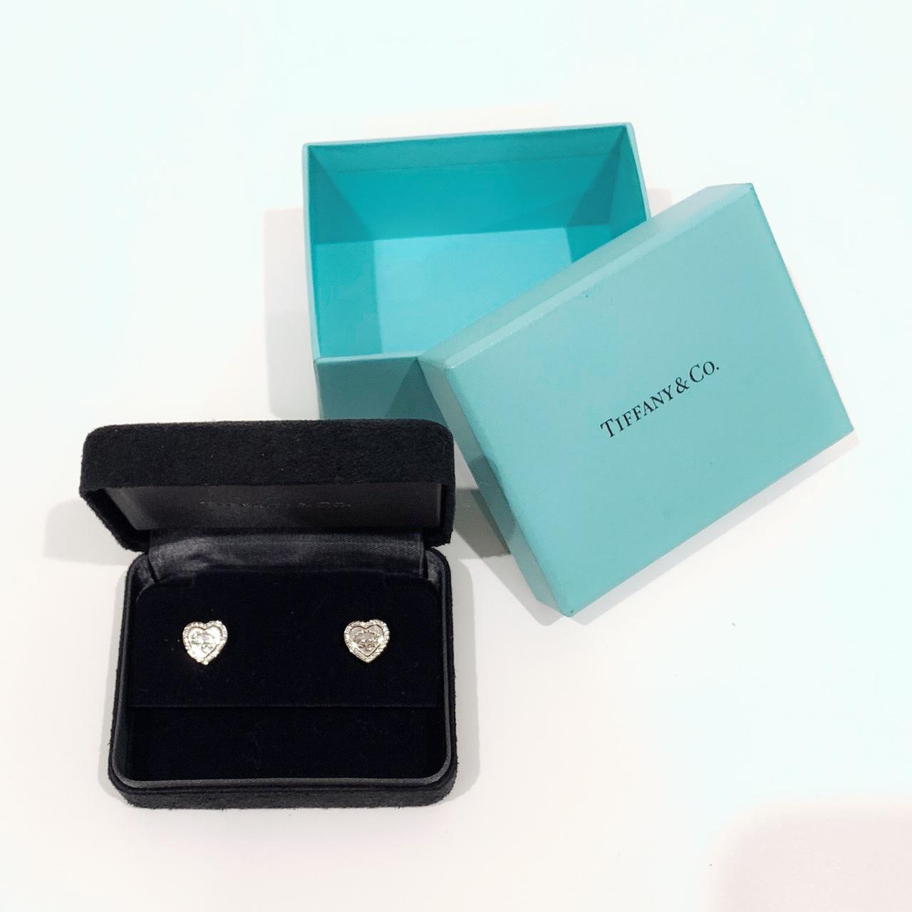 Mini heart deals tiffany earrings