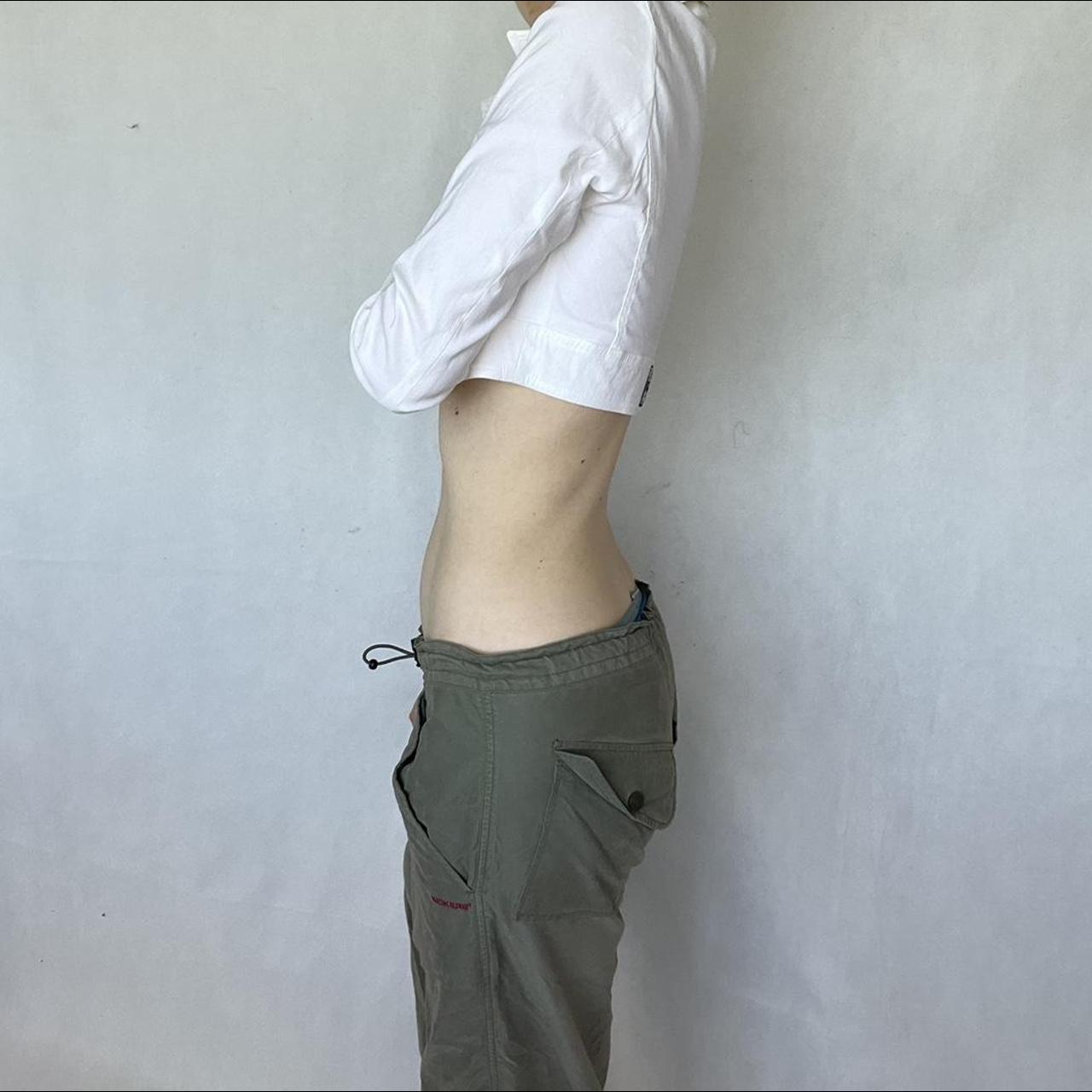Morgan De Toi cropped jacket in white/off white with... - Depop