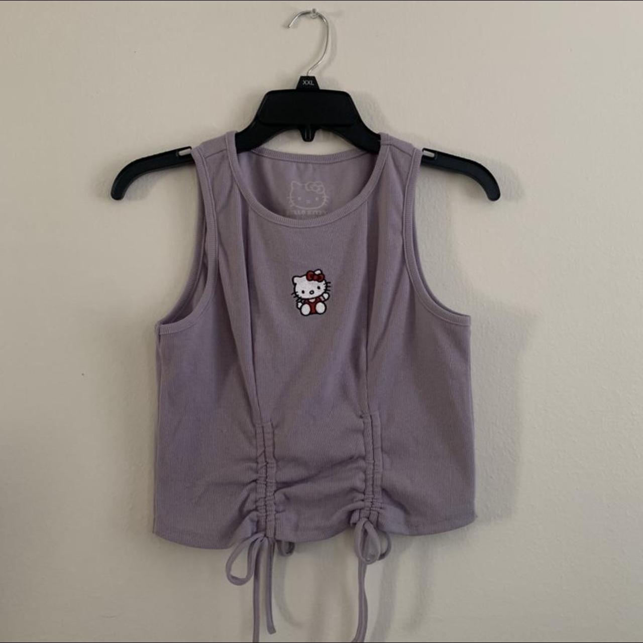 hello kitty lilac color tank top brand new haven’t... - Depop