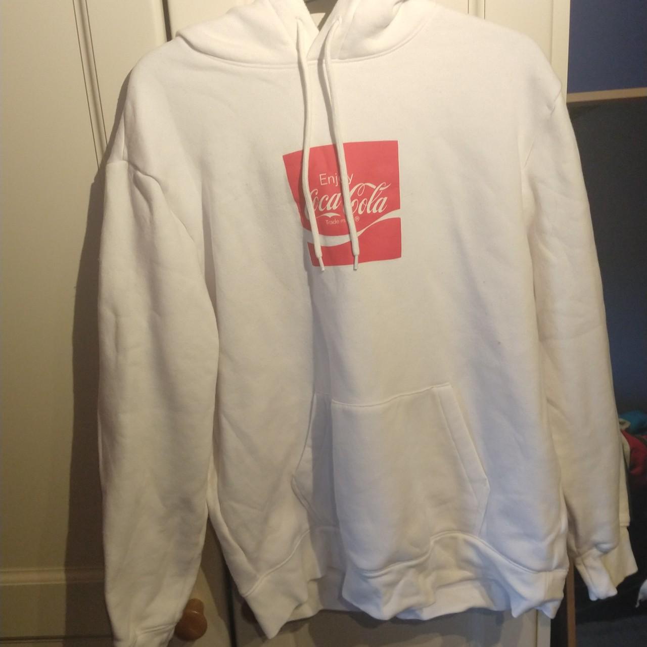 Coca cola hot sale hoodie white