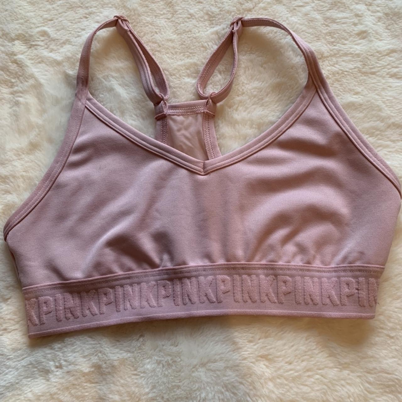 Pink Victoria secret sports bra Brought for £24 Size - Depop