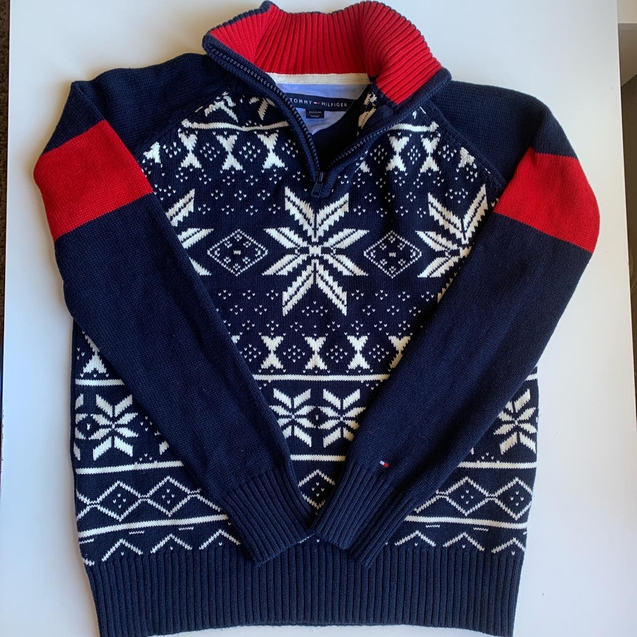 tommy hilfiger christmas sweater