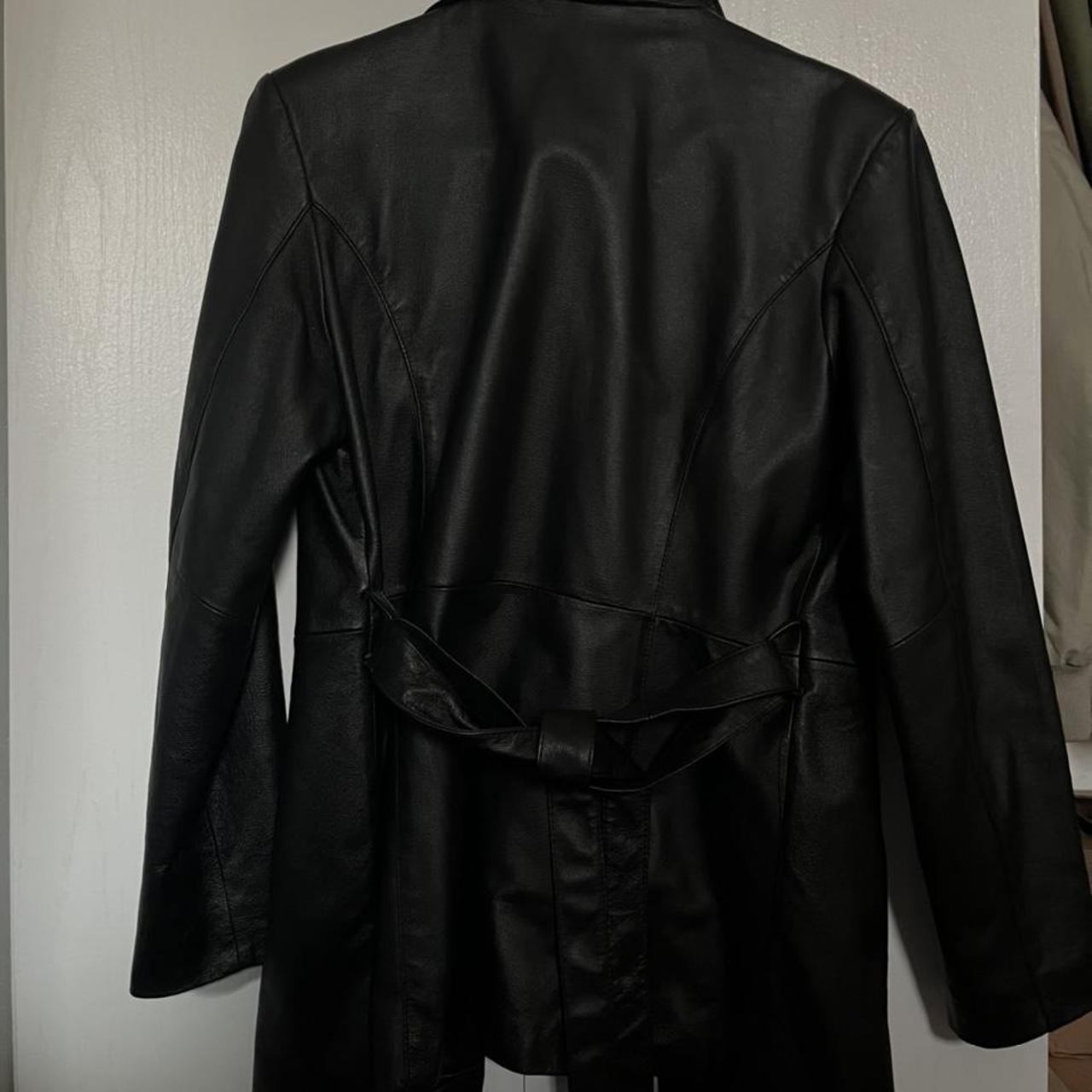 Black Dono Michi leather jacket Size medium (I’m a... - Depop