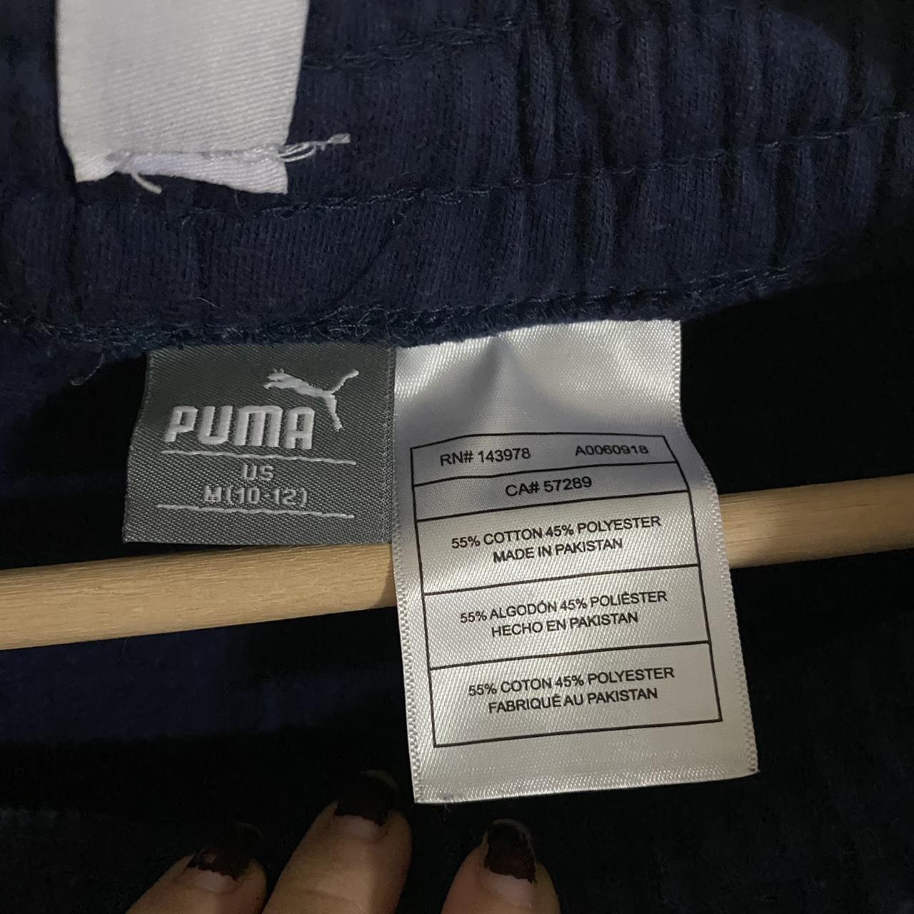 Navy Blue Puma Joggers Size: M in youth // xs-s... - Depop