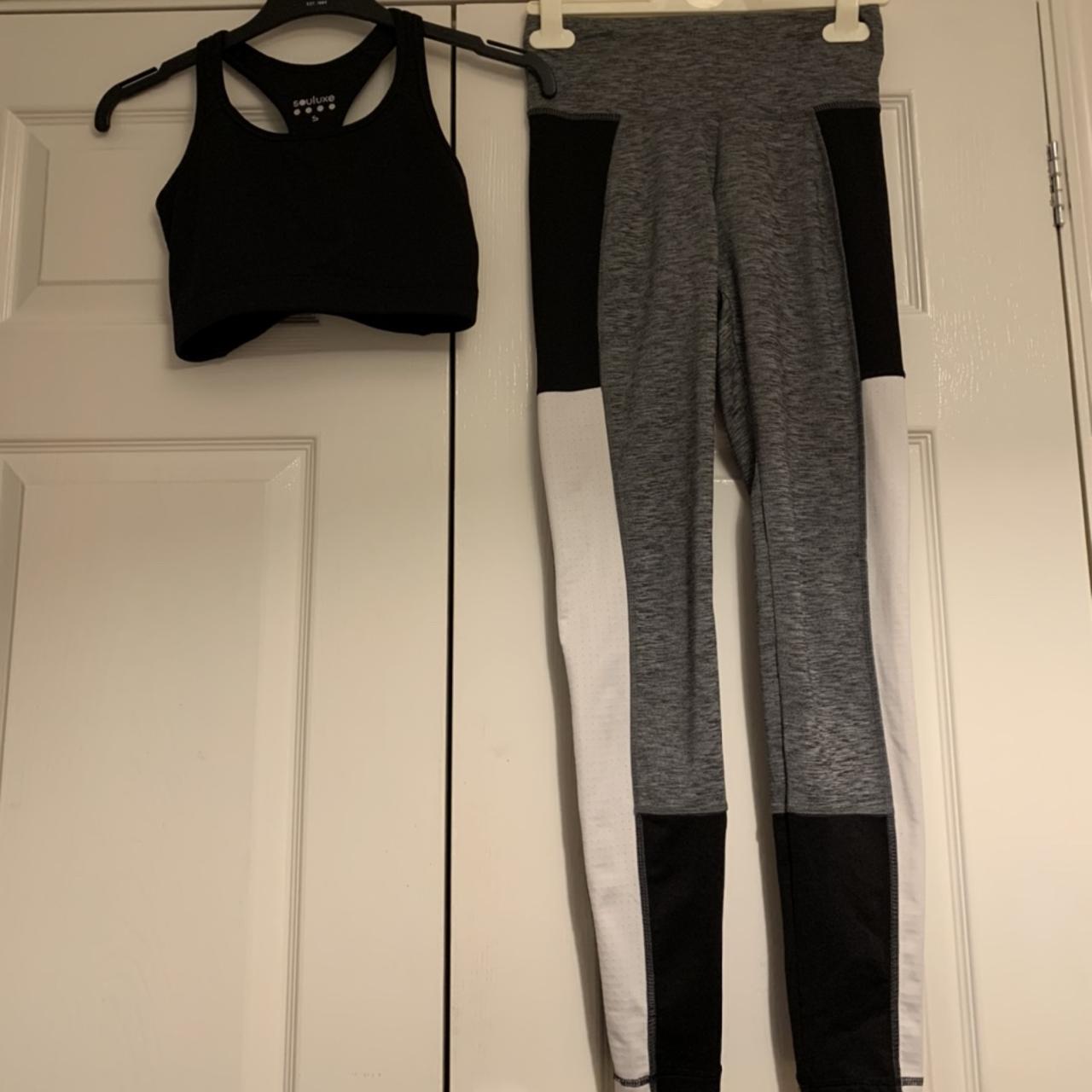 Souluxe sports bra and leggings gym set Can be sold - Depop