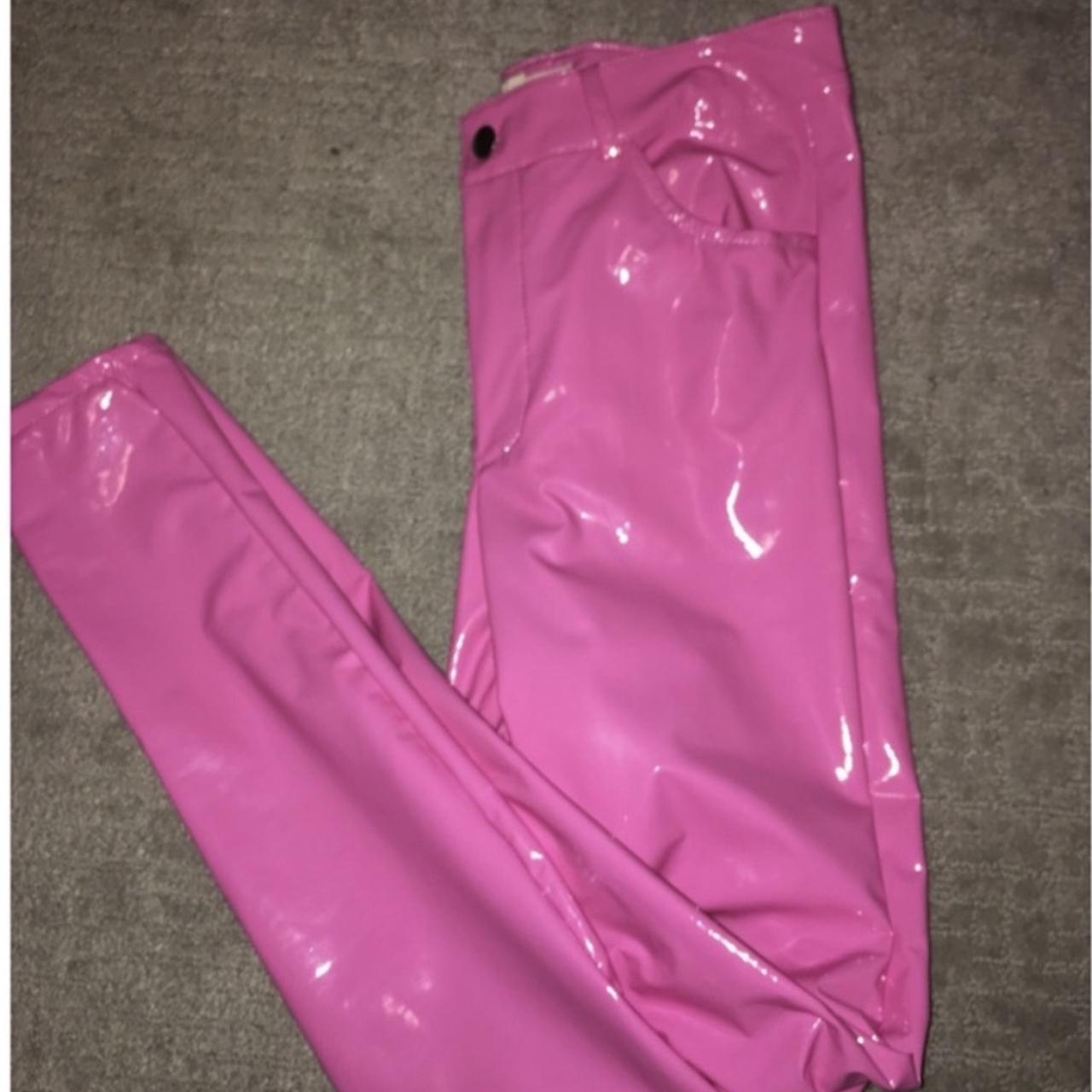 Bubble Pink Rubber Pants
