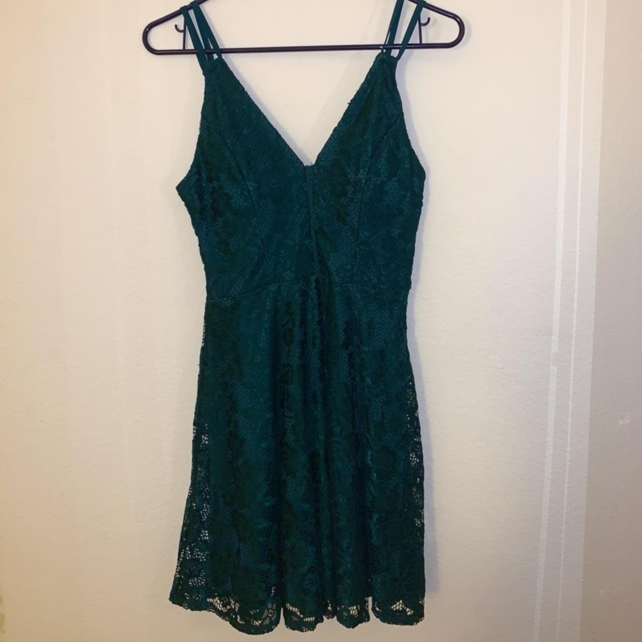 JCPenney speechless emerald green lace dress never. Depop