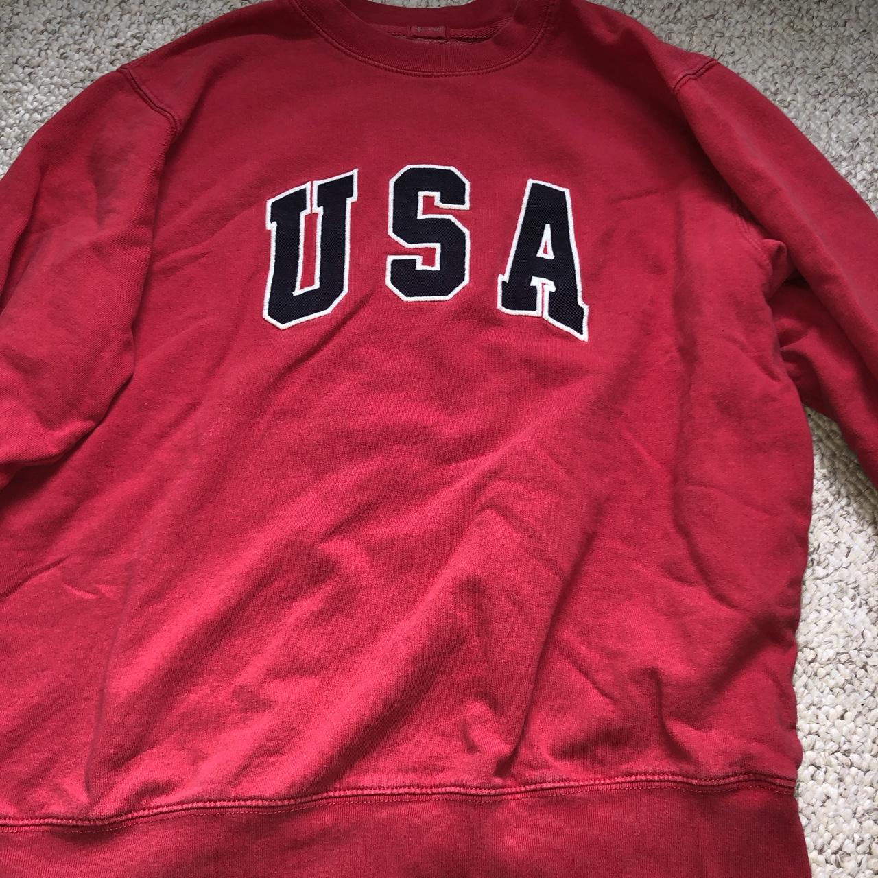 Red and black “New York” sweatshirt from Brandy - Depop