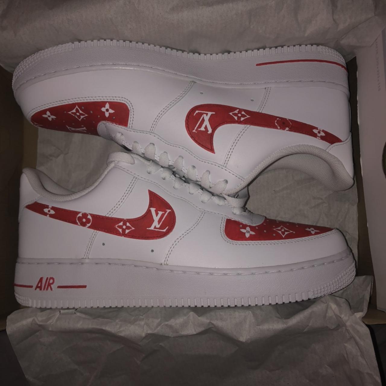 LOUIS VUITTON AIR FORCE 1 Any size available Always - Depop
