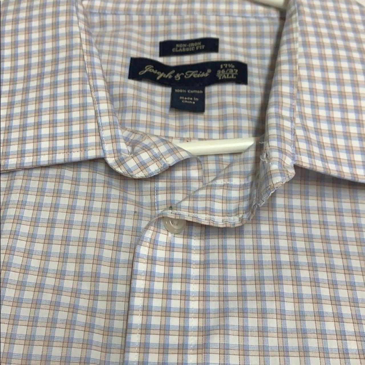 Joseph & Feiss dress shirt 17.5 36 tall - Depop