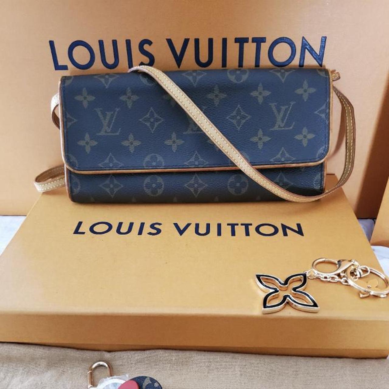 LOUIS VUITTON Monogram Pochette Twin PM Crossbody Bag