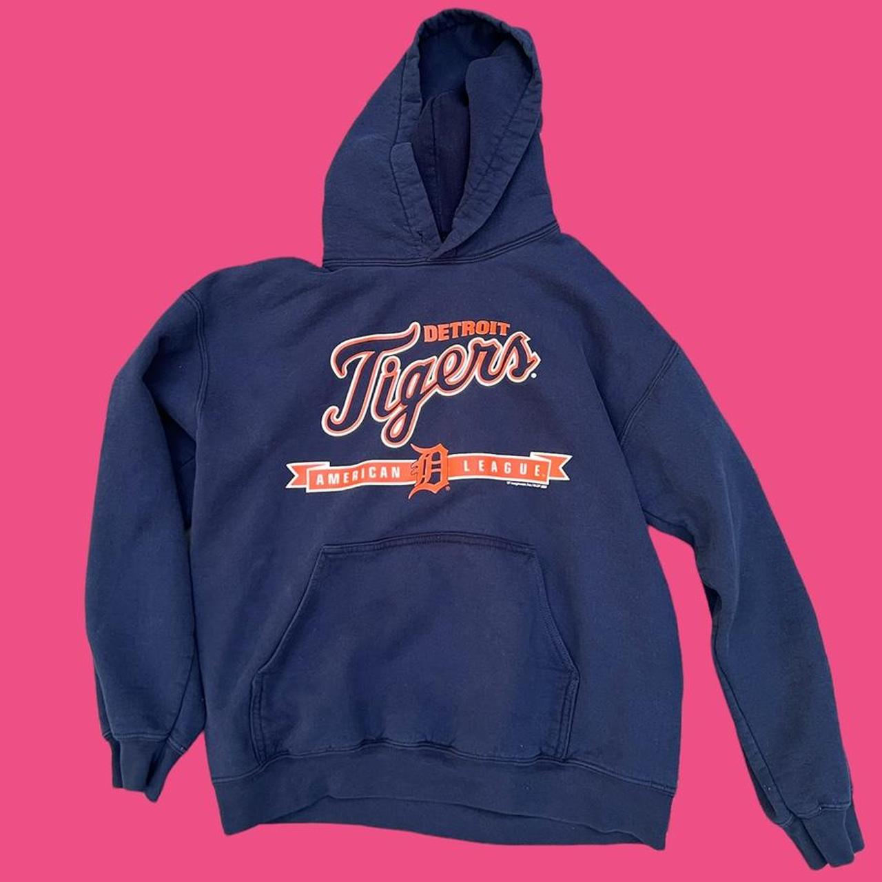 Vintage 90s Detroit Tigers Sweatshirt Detroit - Depop