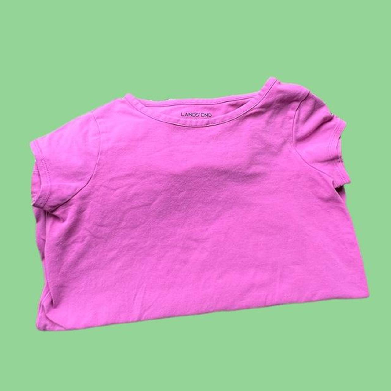 Hot Pink Lands End Baby Tee Pink Baby Tee 🌟 *all... Depop