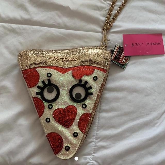 Betsey johnson sales pizza wristlet