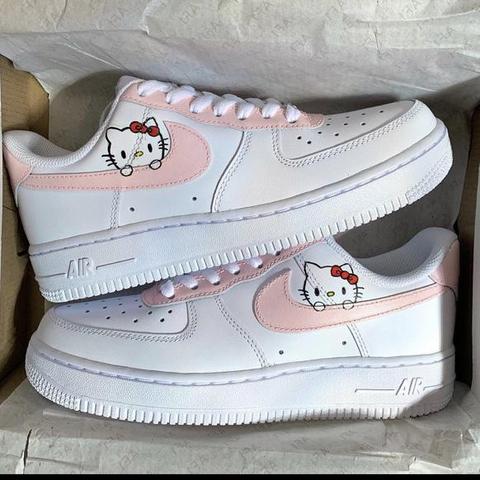 custom hello kitty air force 1