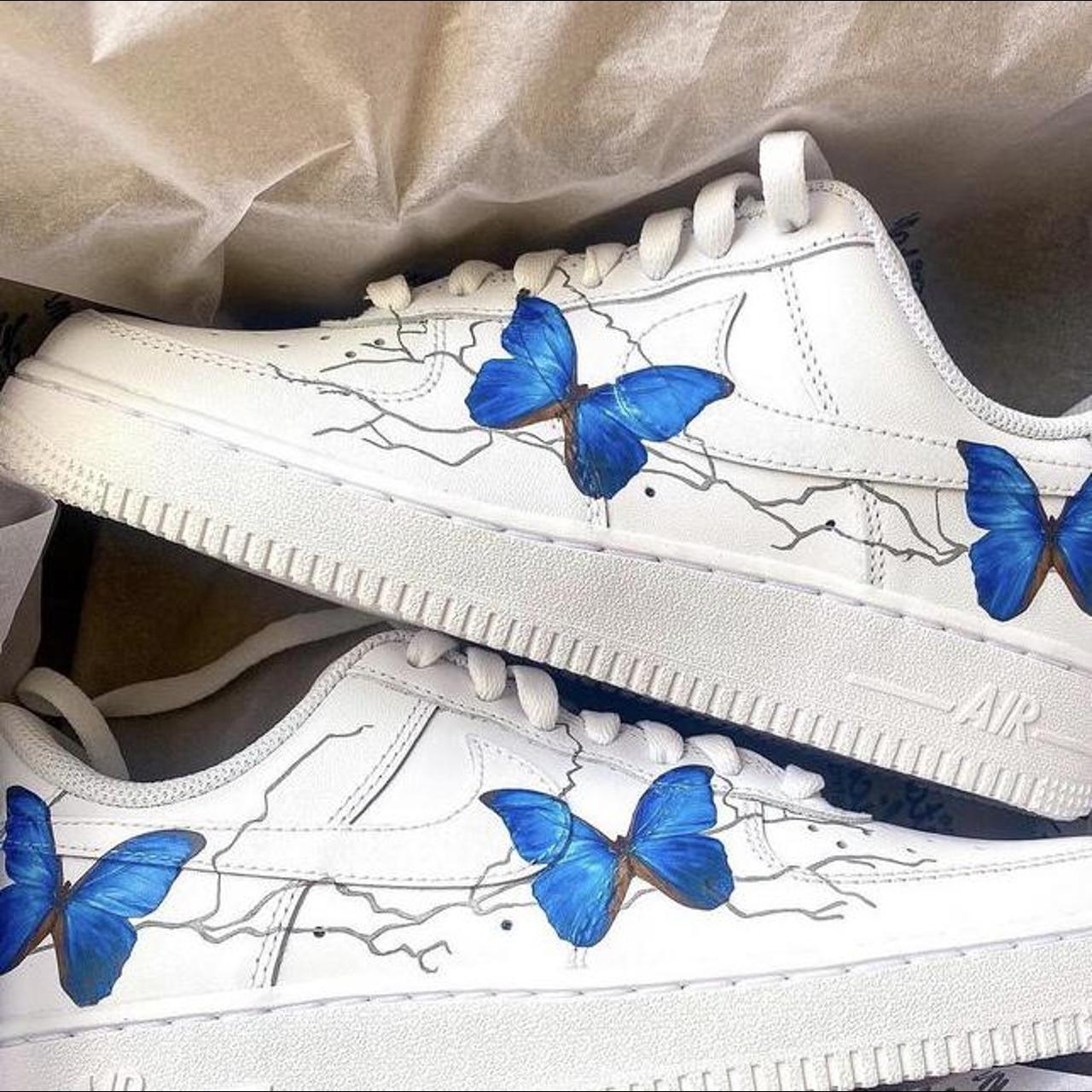 Air force hot sale 1s butterflies