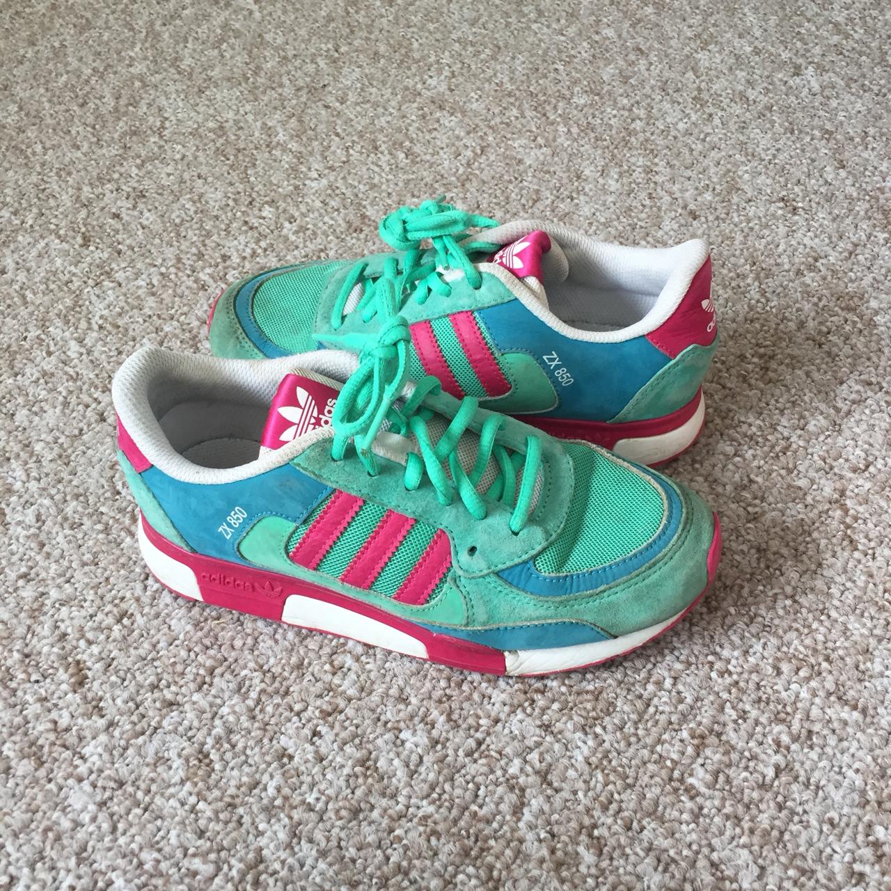 Adidas zx 850 store womens Green