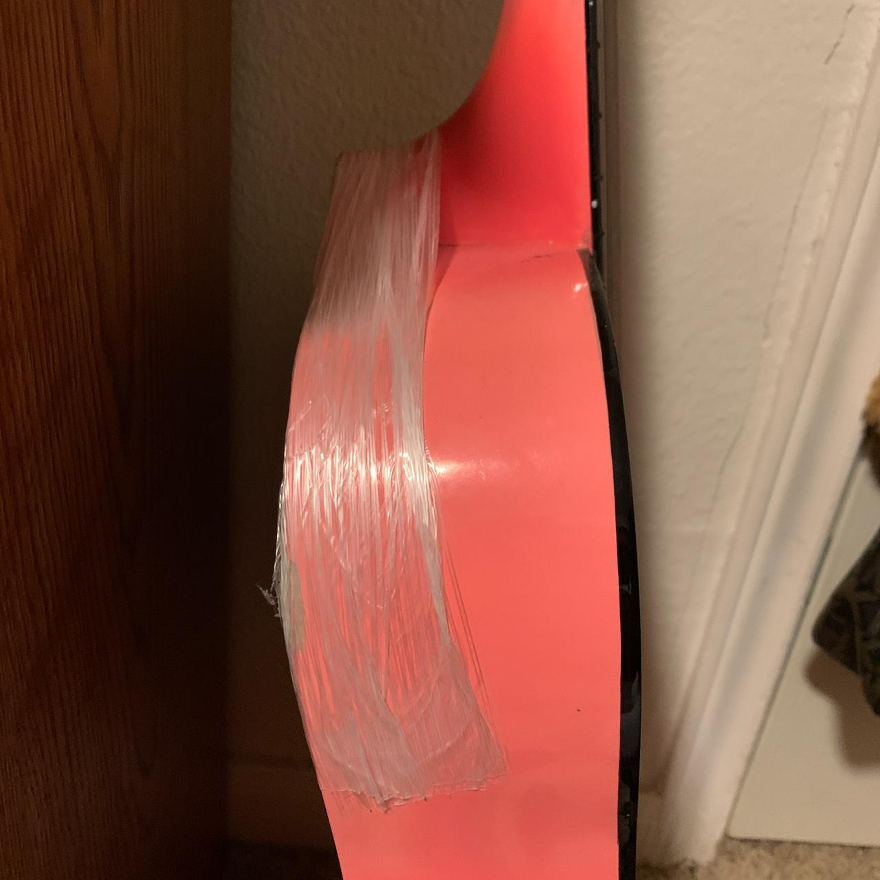 🎸 Super beat up pink guitar 🎸 There’s tape and... - Depop
