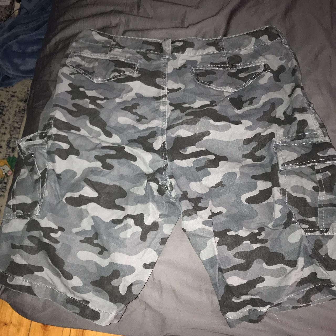 Camo skate pants I’m size 32 these are size 38 and... Depop