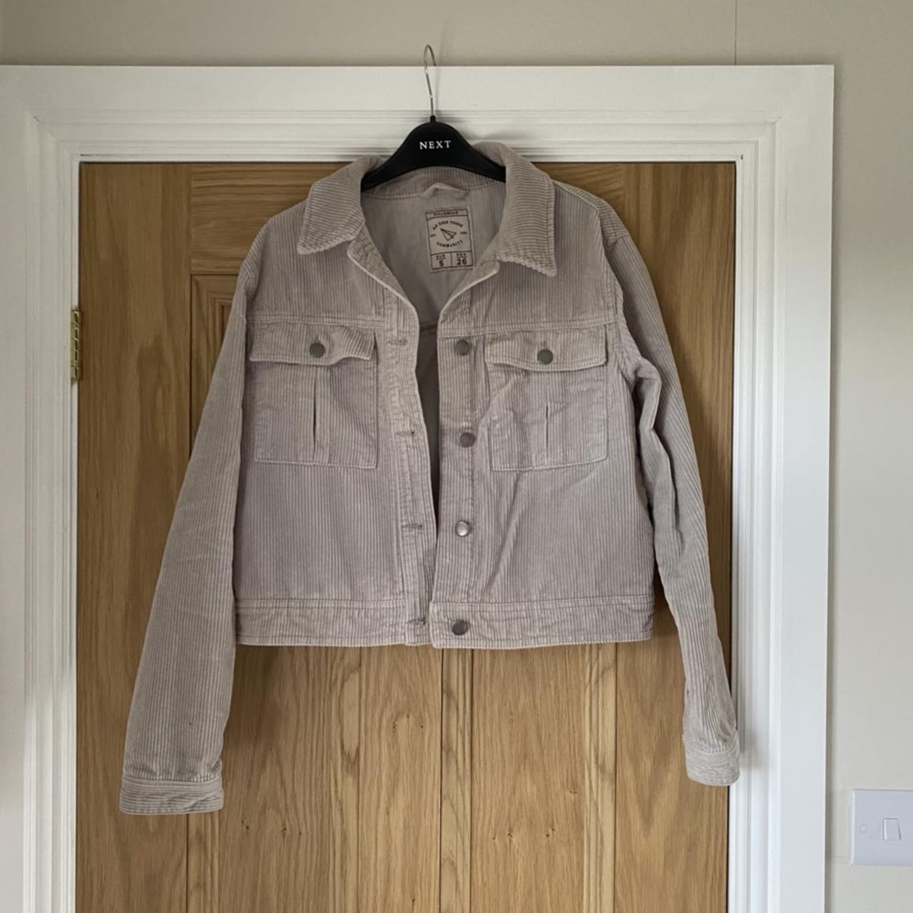 pull and bear cord jacket