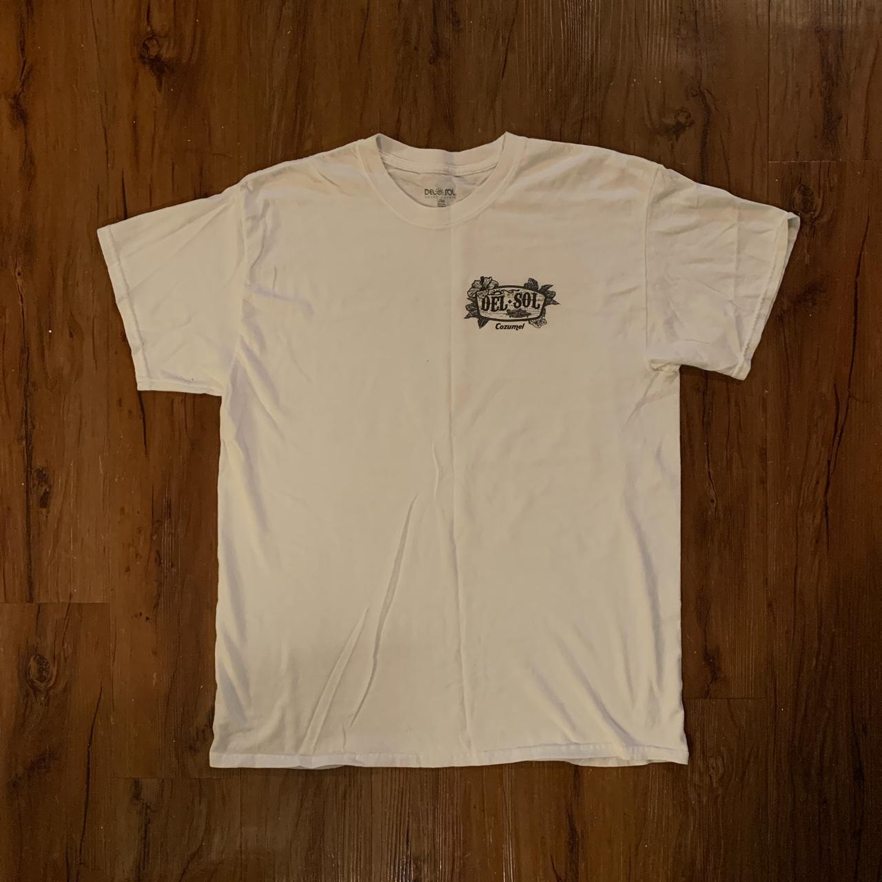 white vintage del sol bird t shirt from the 2000s no... - Depop
