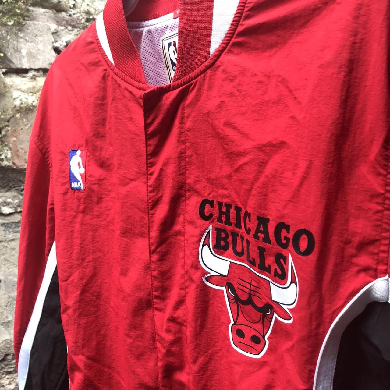 Chicago Bulls Mitchell &Ness NBA warmup - Depop