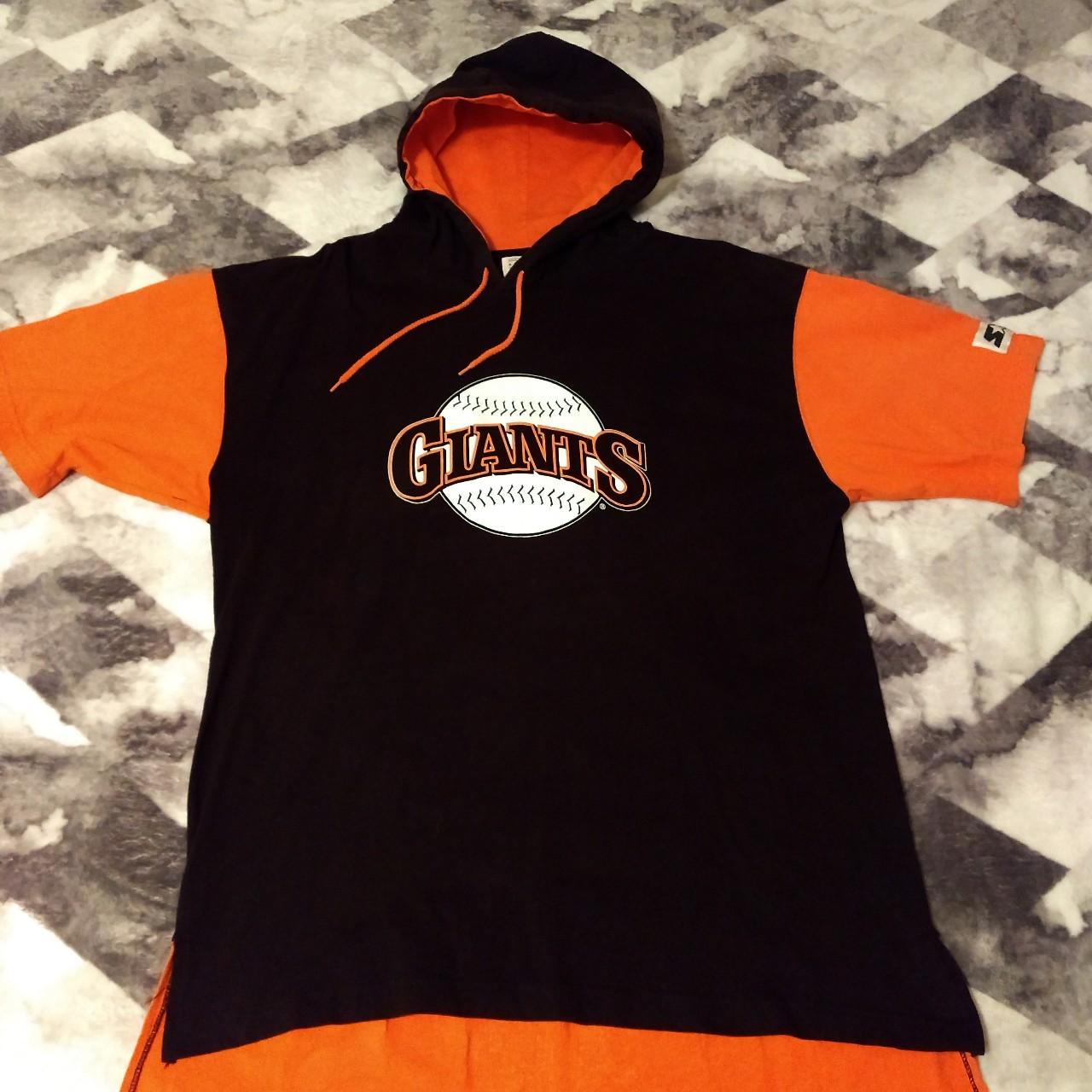 Vintage STARTER San Francisco Giants Polo Shirt - Depop