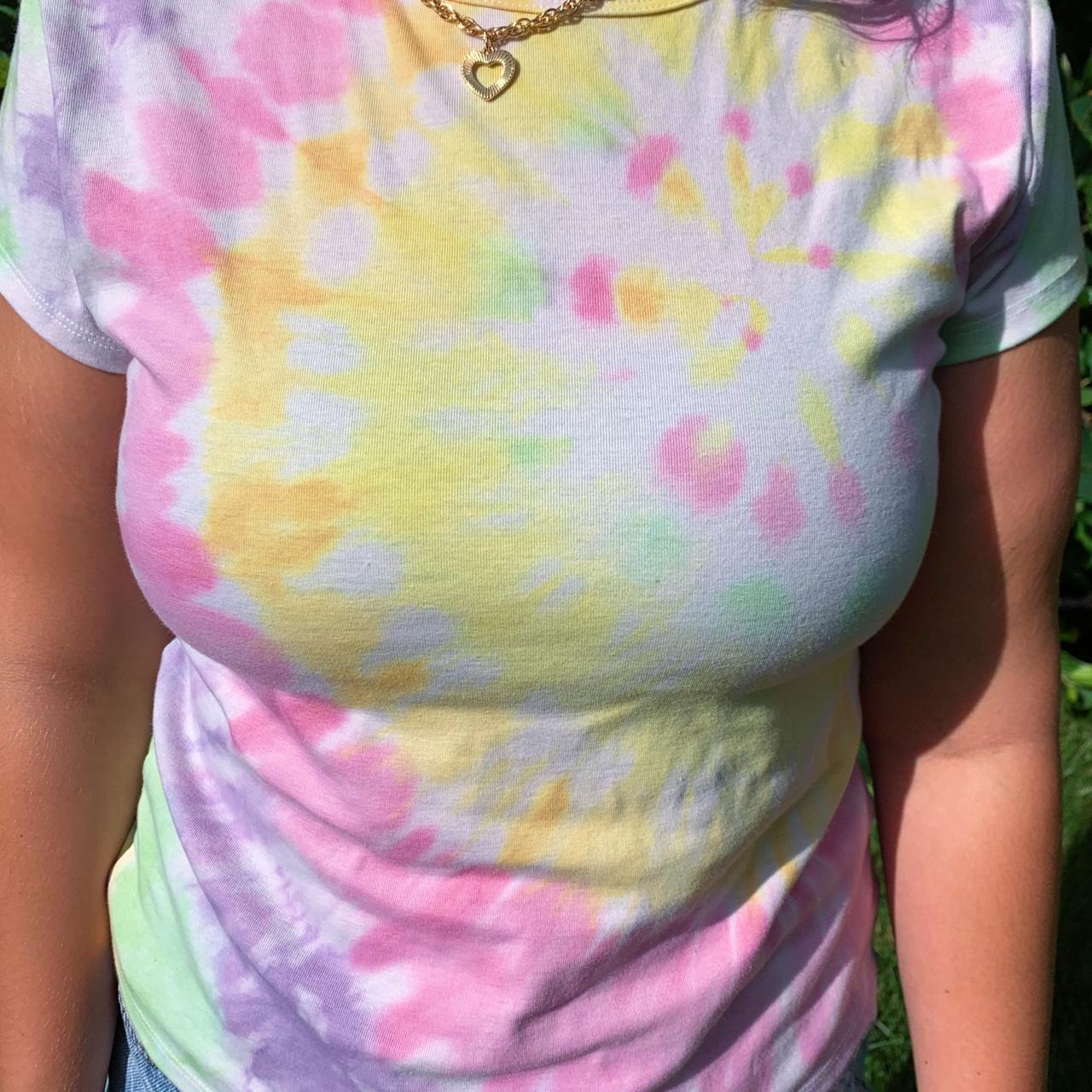 Pastel Spiral Tie Dye T-shirt – printalk
