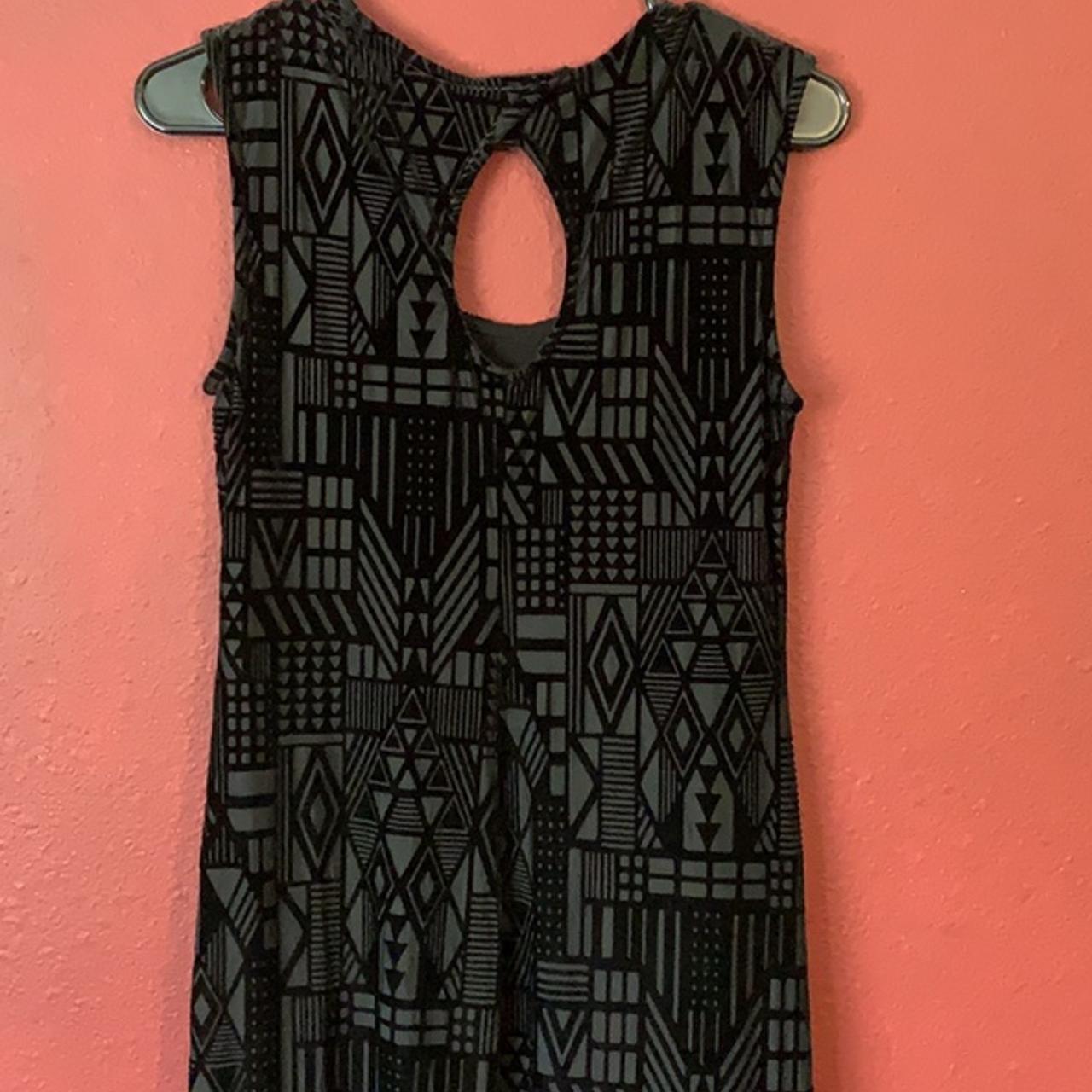 Black Velvet Burnout Maxi Dress Size Medium,... - Depop