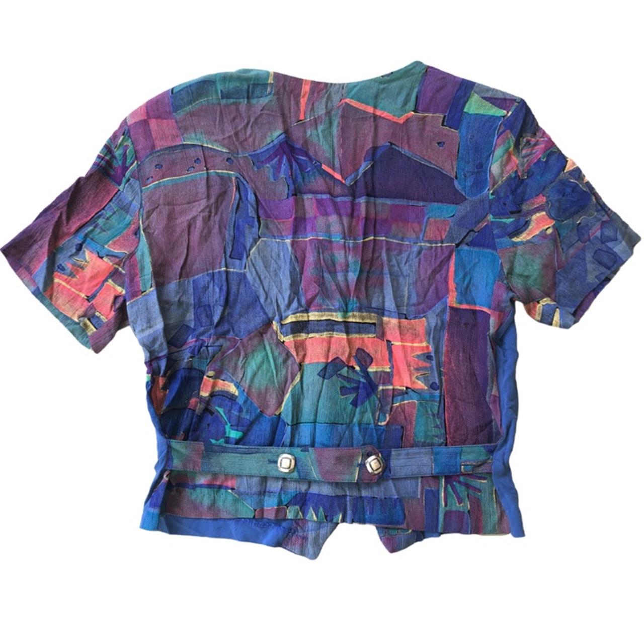 Product Image 2 - 80s Multi-Colored Geometric Printed Short