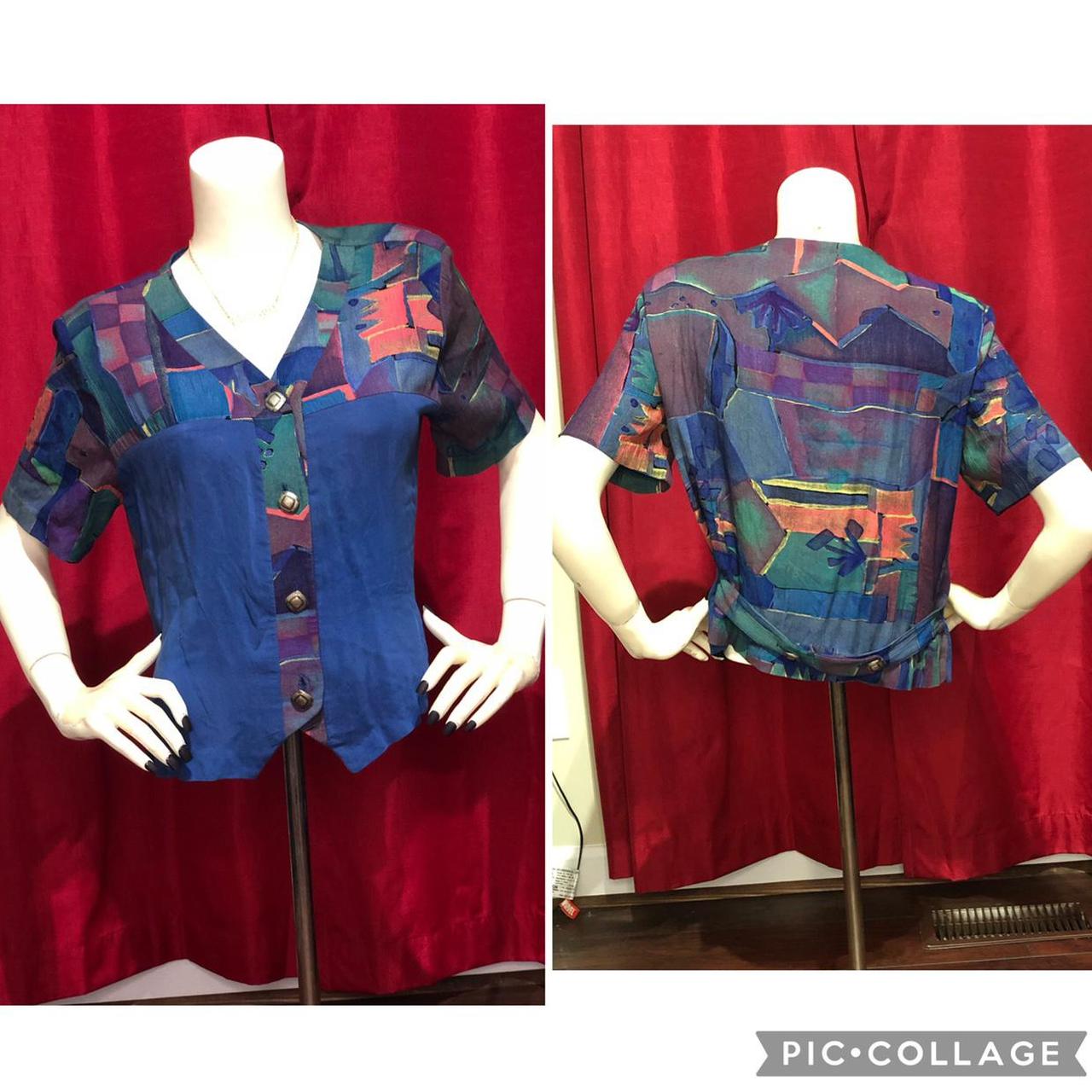 Product Image 4 - 80s Multi-Colored Geometric Printed Short