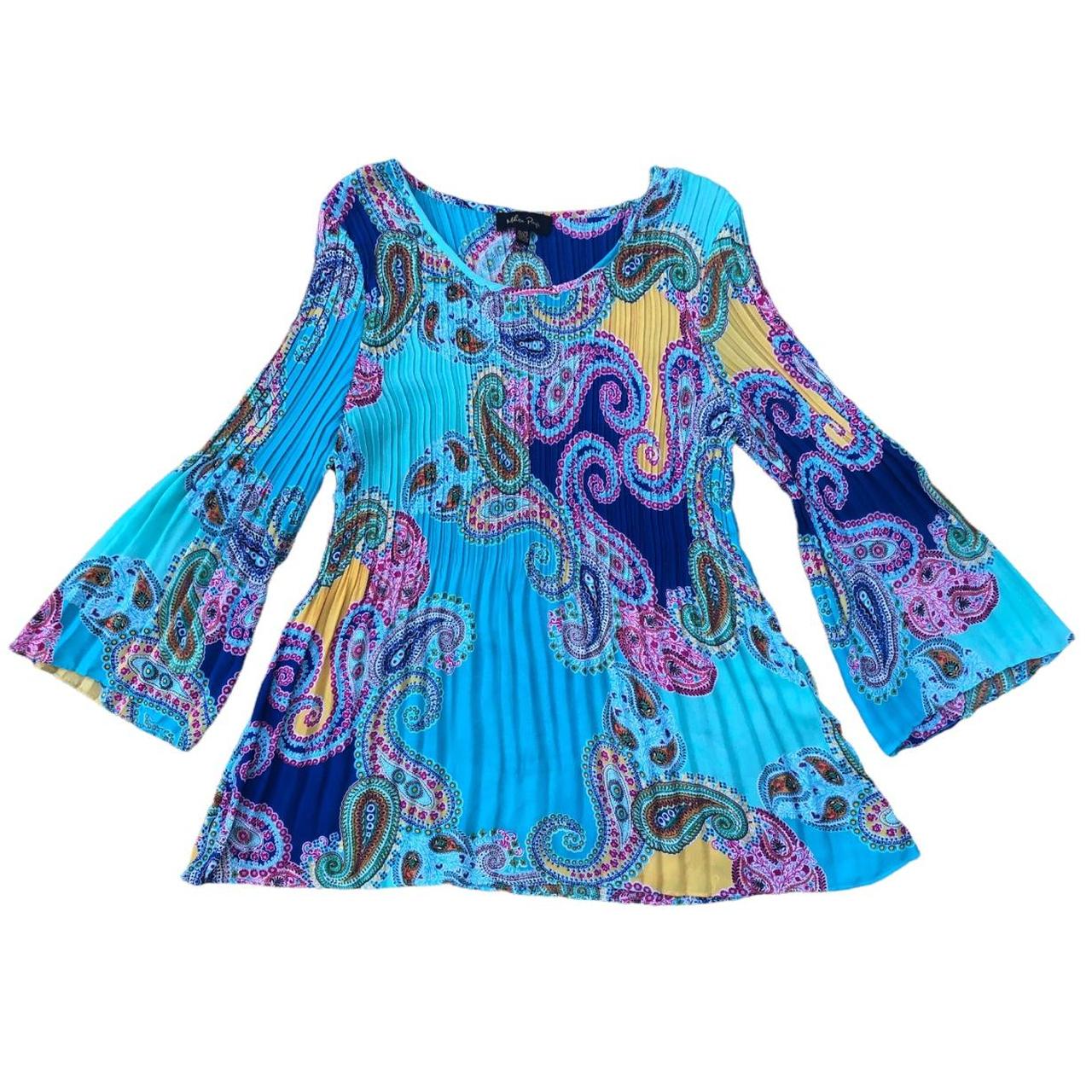 Product Image 1 - Pretty Paisley Print Tunic Top

Ribbed