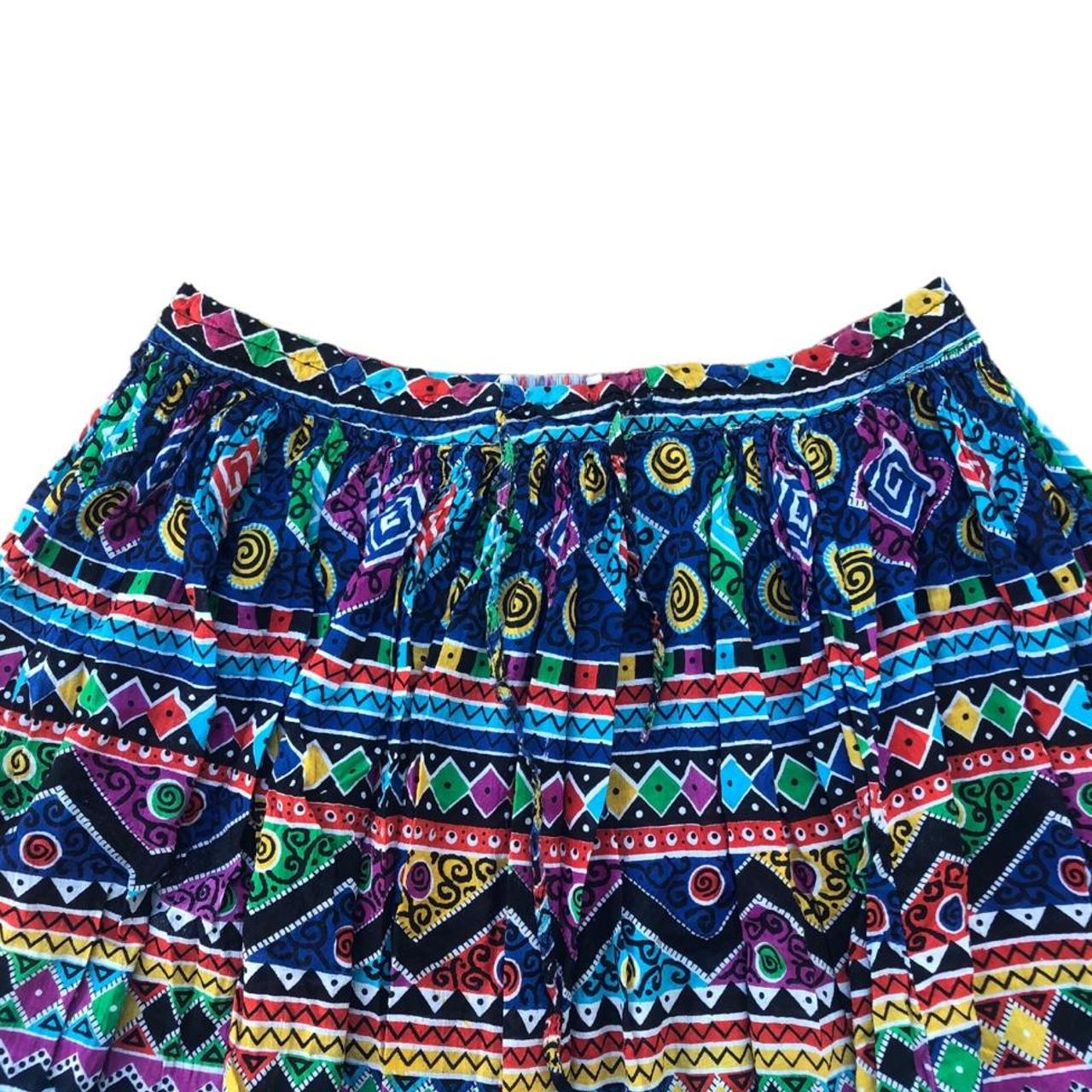 Product Image 3 - 90s Vintage Bright Patterned Bohemian