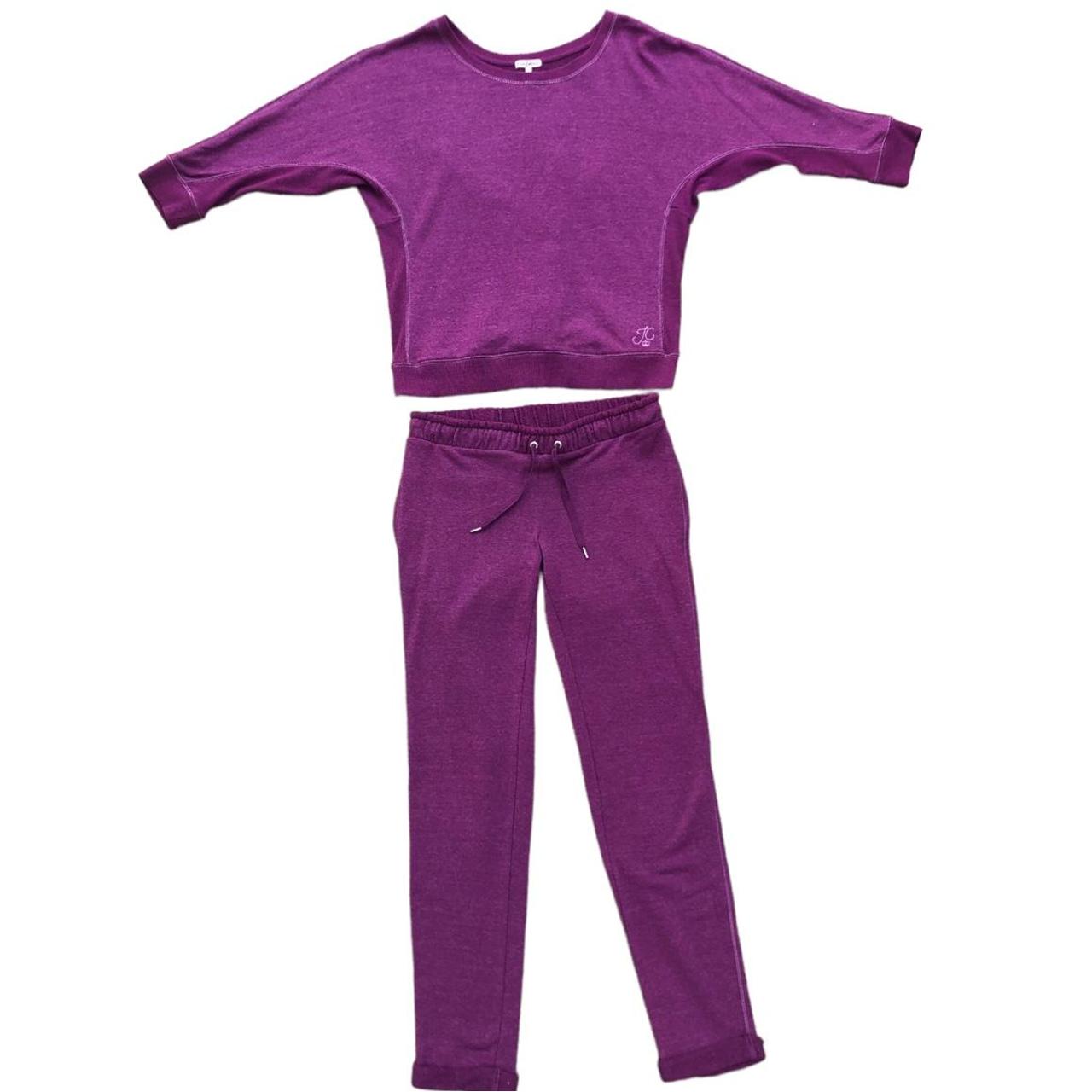 Y2K Juicy Couture Purple Track Suit Set ⭐️ top... Depop
