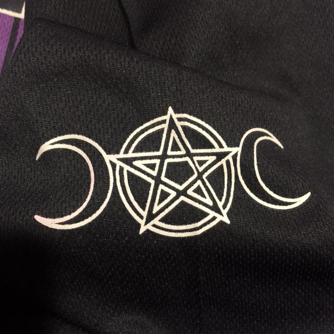Marks & Spencer Women's Purple and Black T-shirt (2)