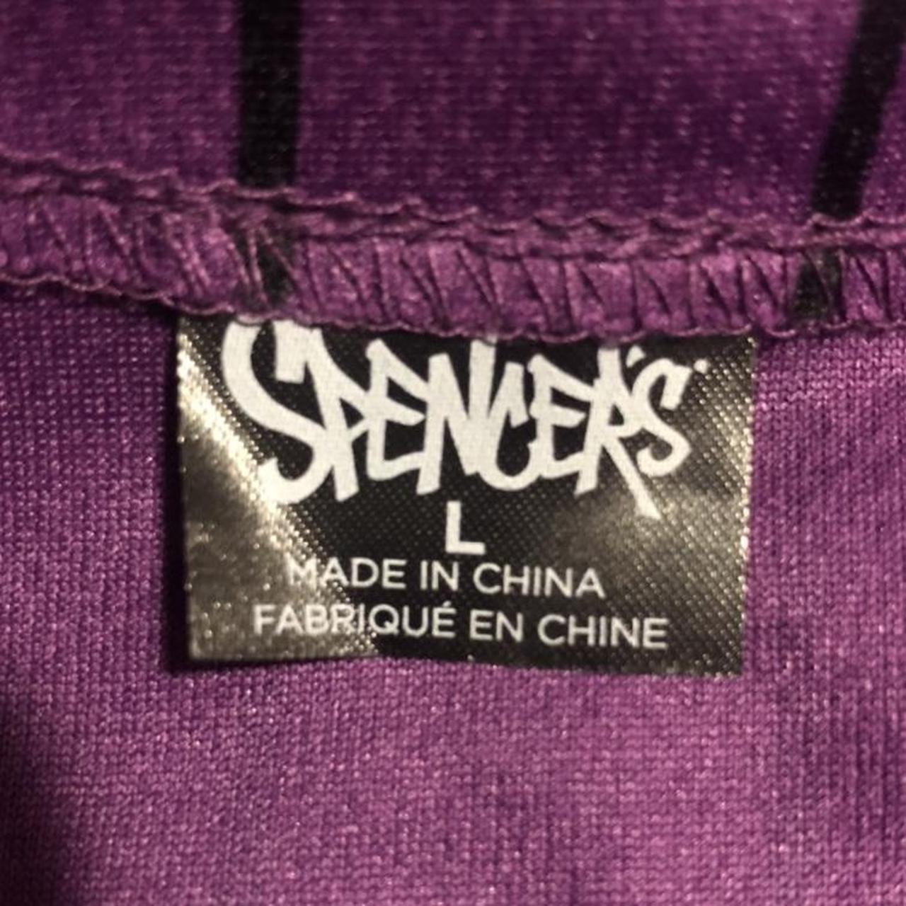 Marks & Spencer Women's Purple and Black T-shirt (3)