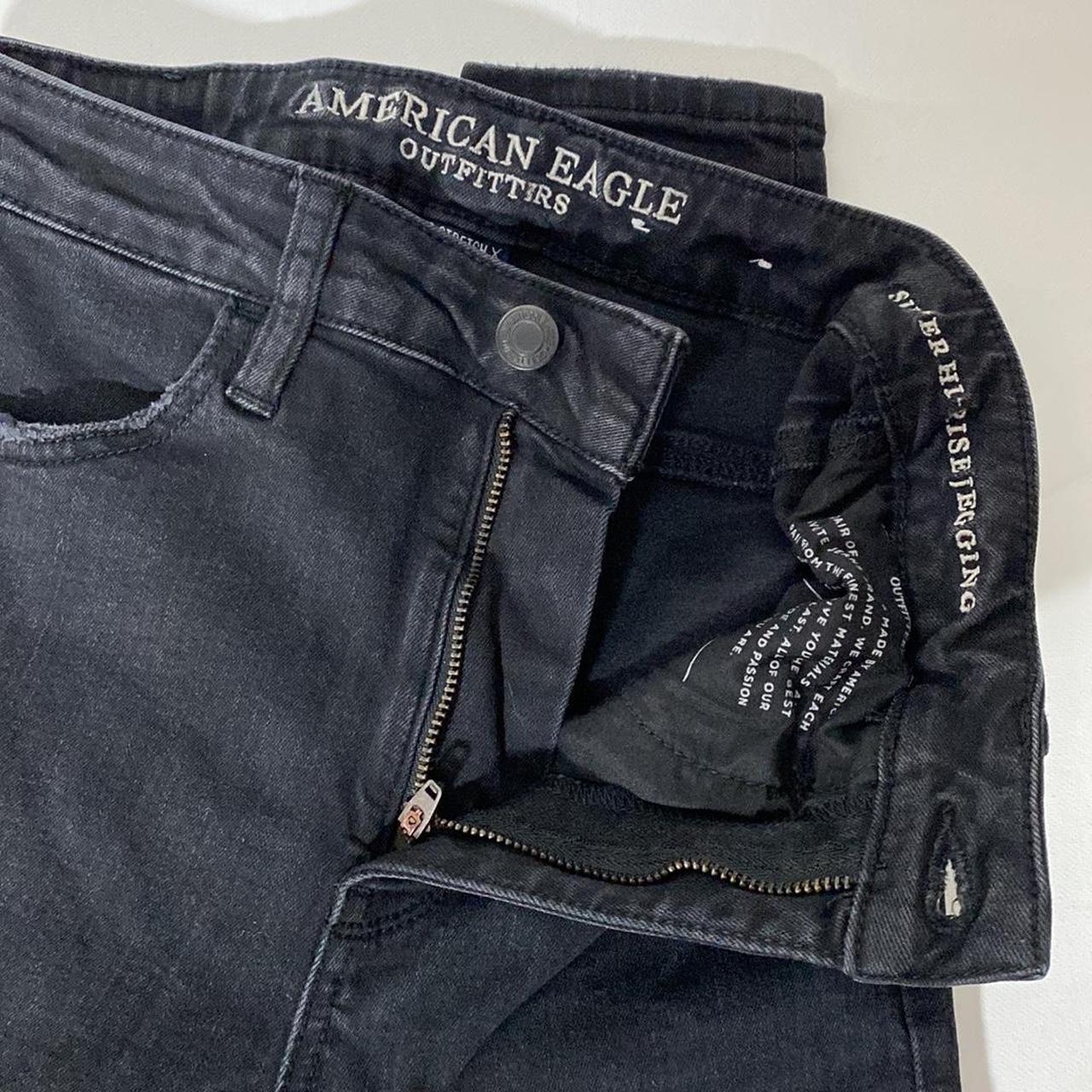 American Eagle Jeggings High waisted, distressed - Depop